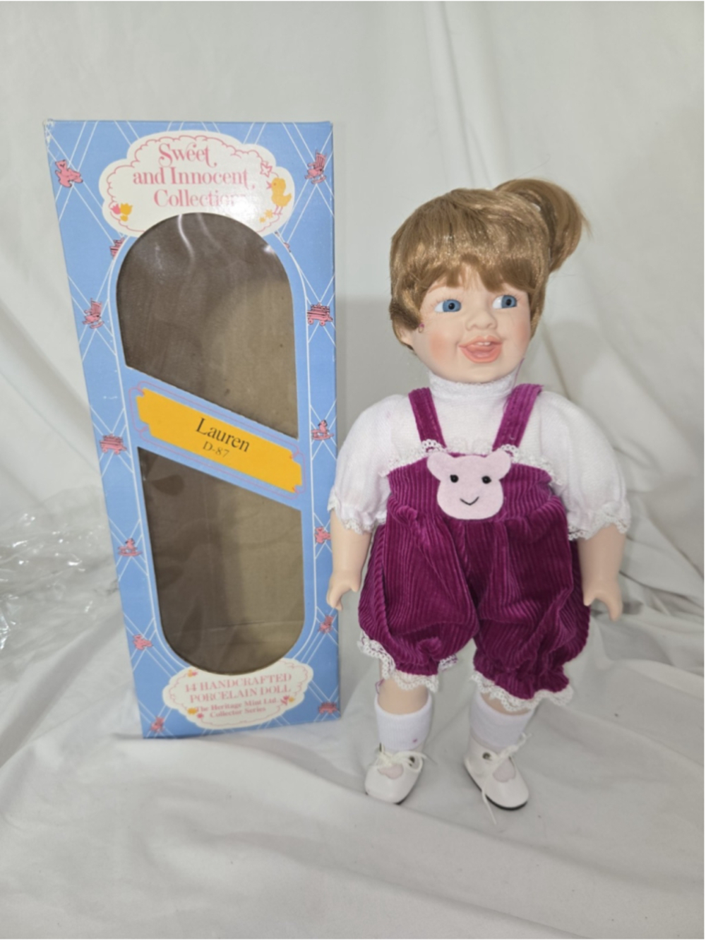 Vintage Sweet And Innocent Collection Lauren, Heritage Mint 1992- Open Box